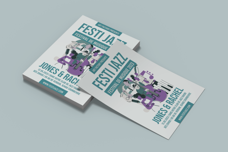 Flyer A5 simple 14,8 x 21 cm