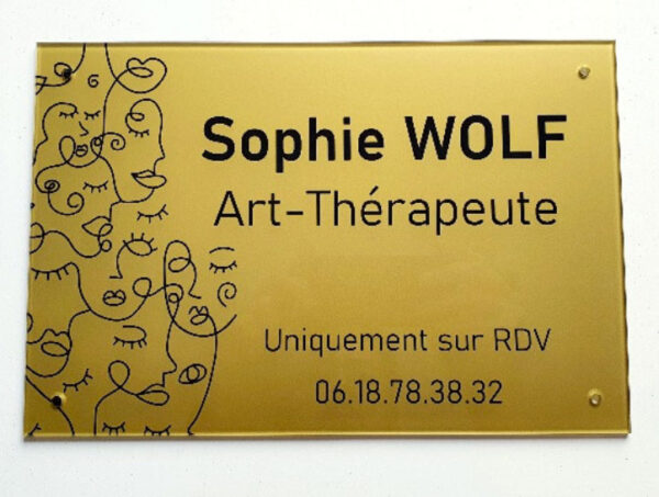 Plaque gravée et imprimée