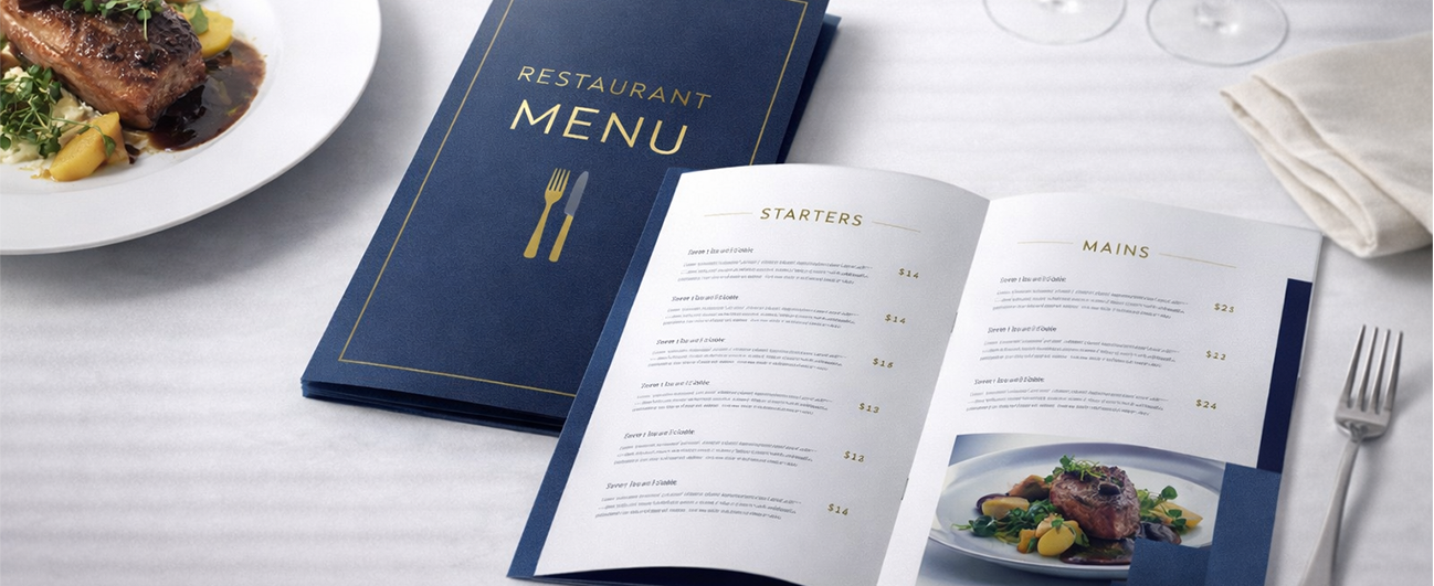 Création graphique restauration