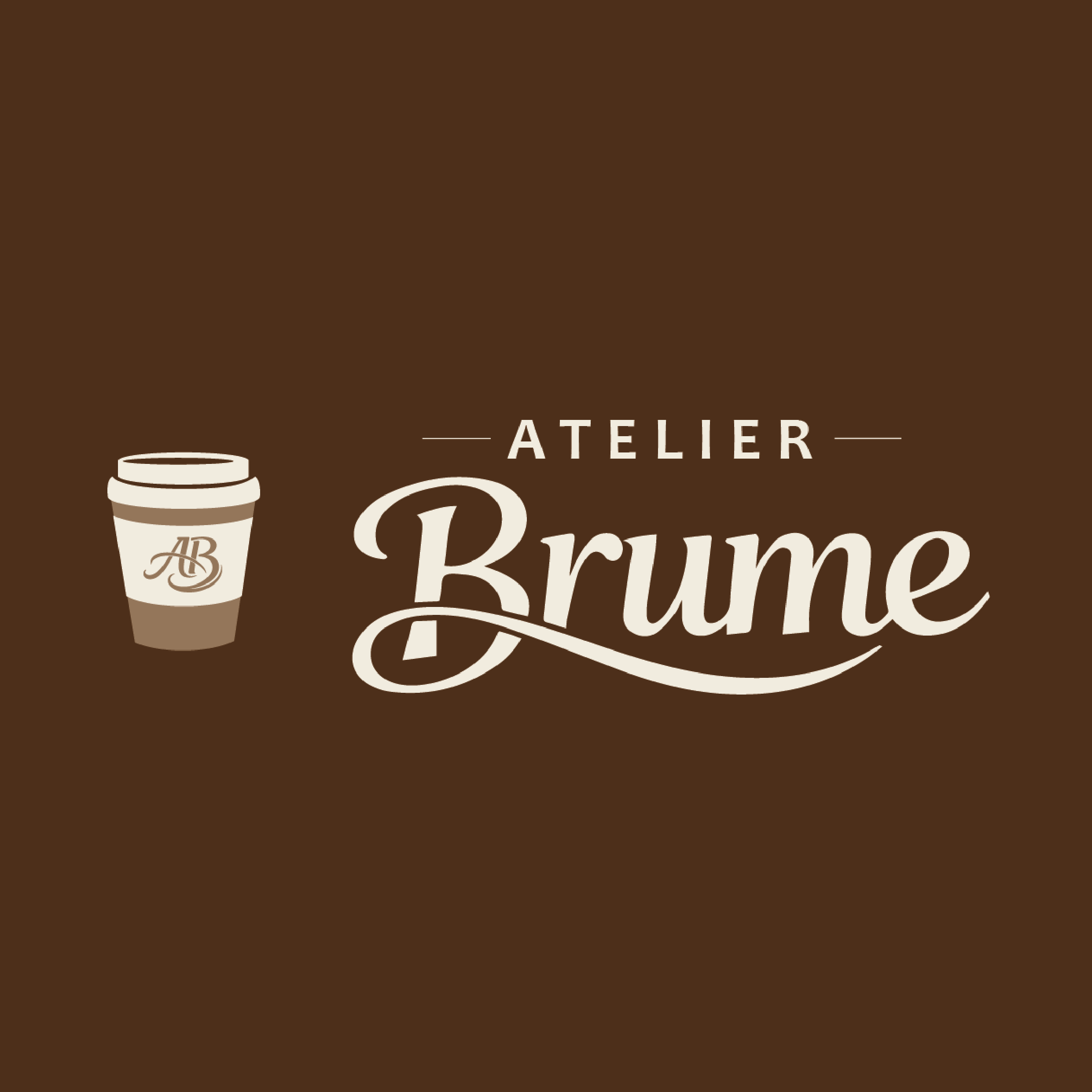 Logotype Atelier Brume créé par Createeve