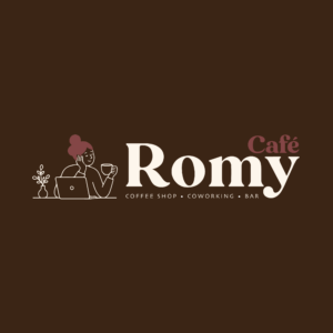 Logo Café Romy, client Createeve