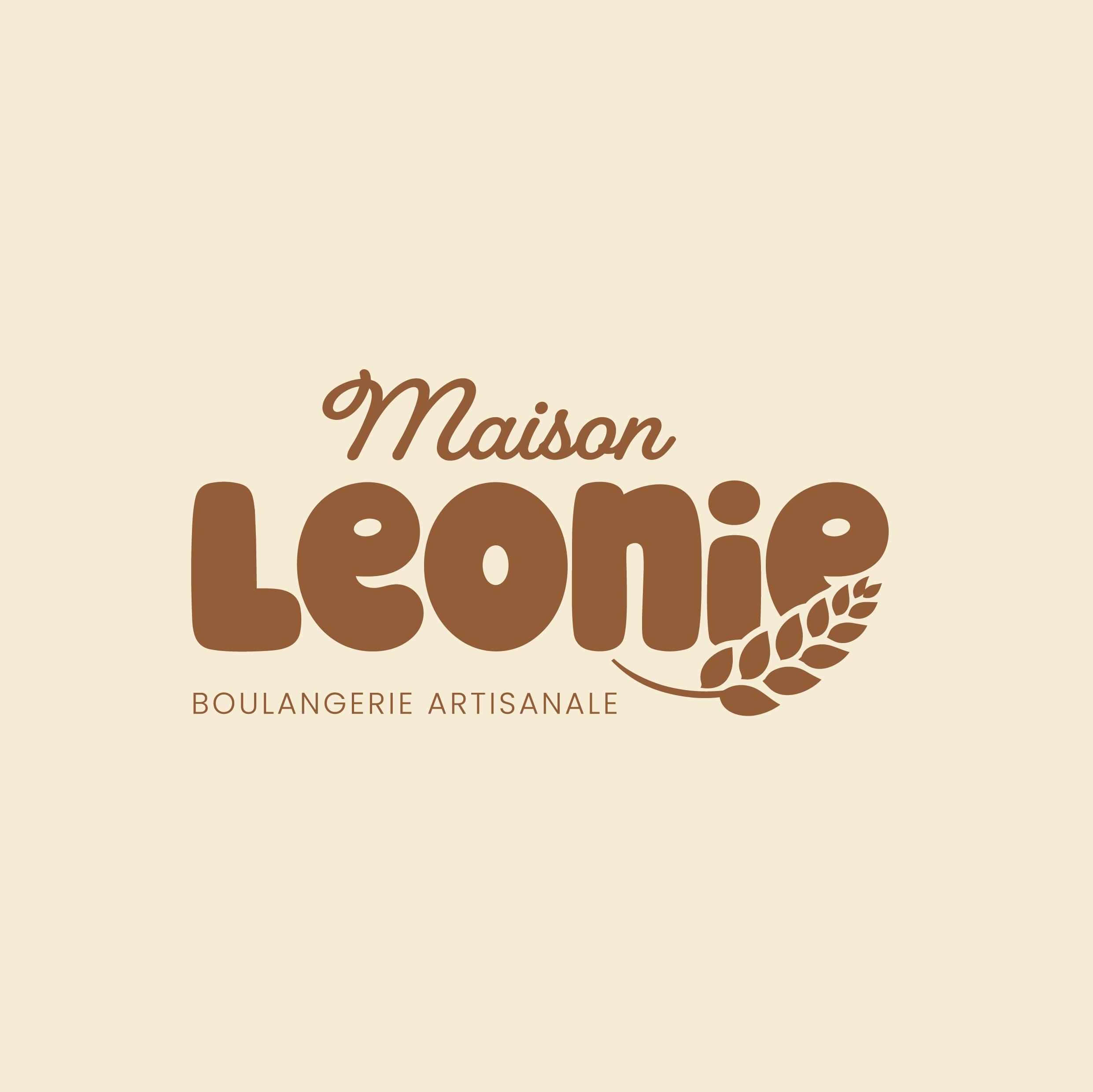 Logotype Maison Léonie créé par Createeve