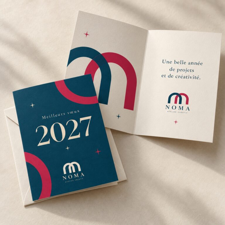 Carte de vœux personnalisée
