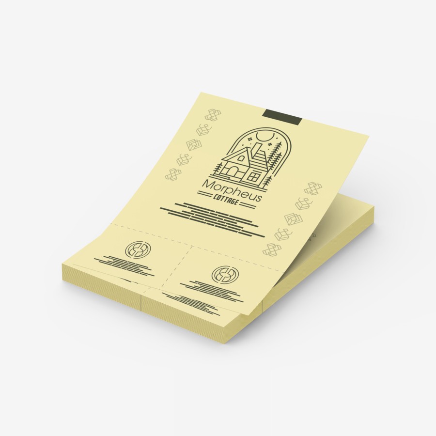 Flyers personnalisés avec coupons détachables prédécoupés