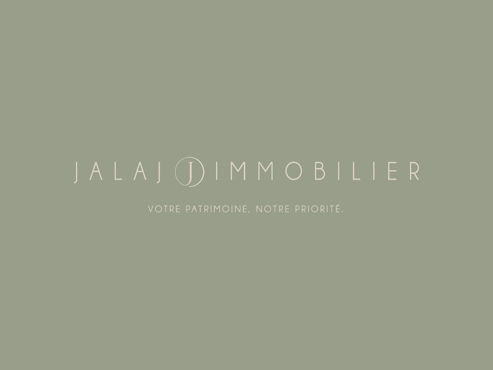 Logo Jalaj Immobilier créé par Createeve