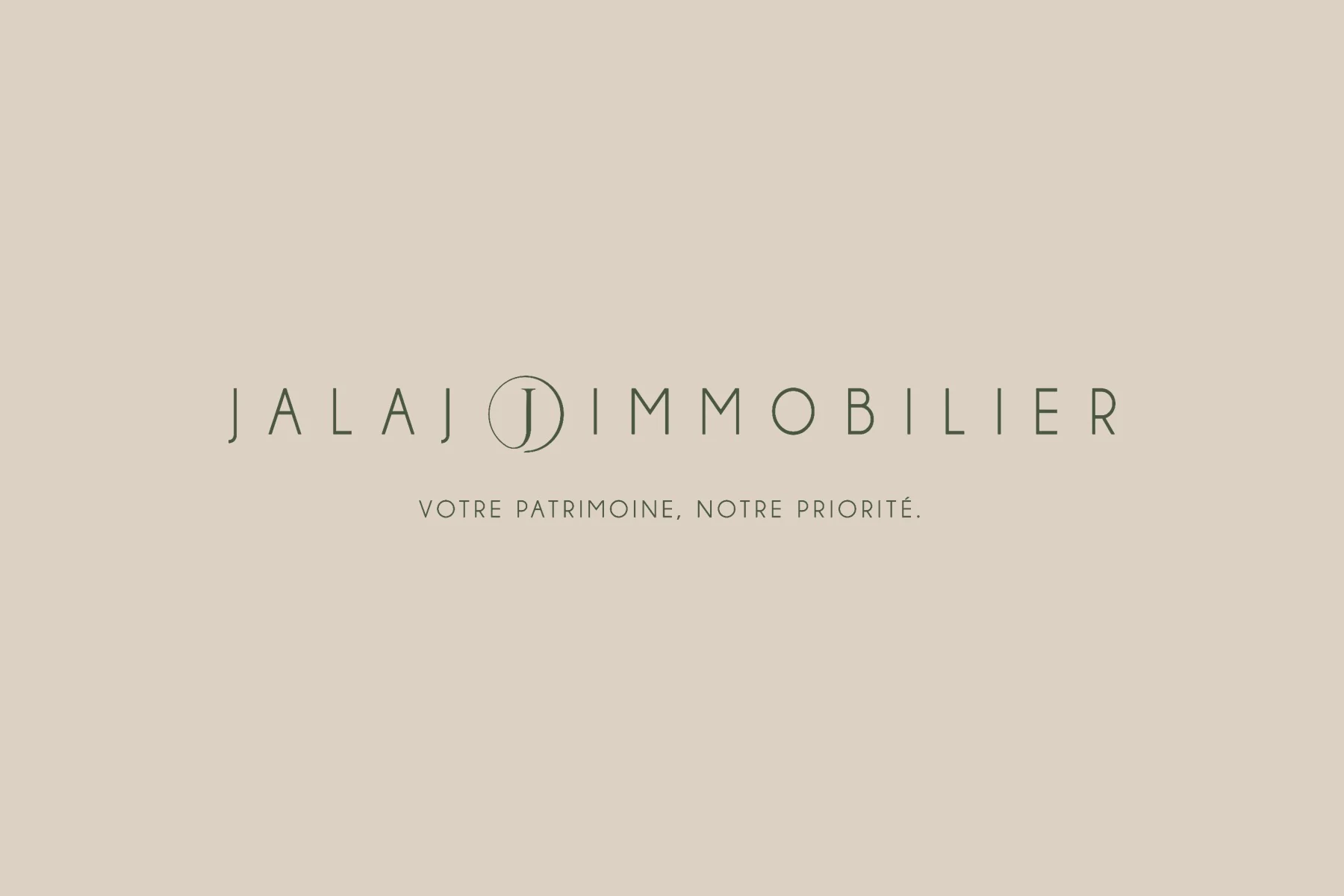 Logo Jalaj sur fond lin