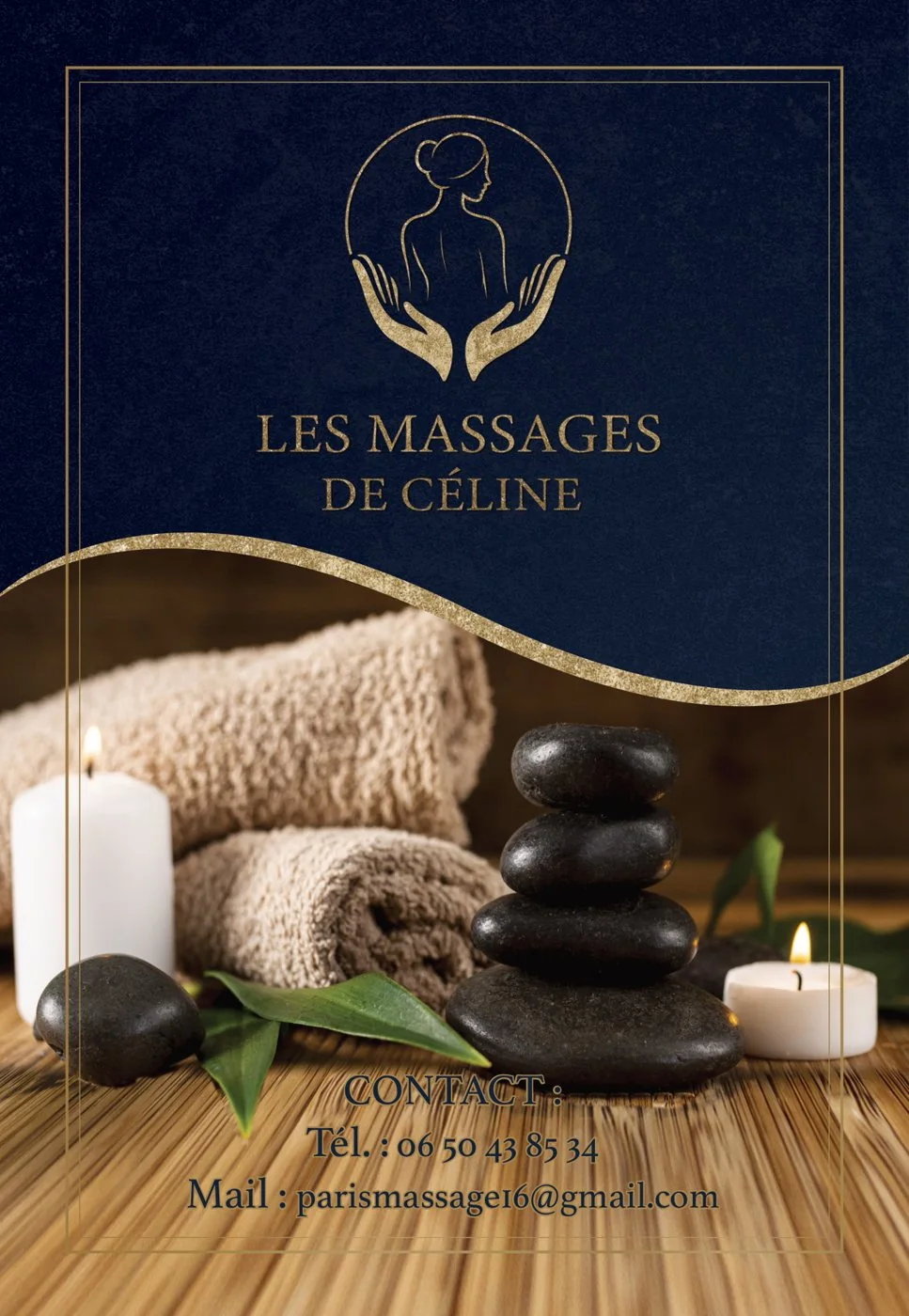 Couverture de la plaquette Les Massages de Céline