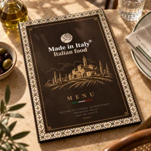 Menu de restaurant 12 pages