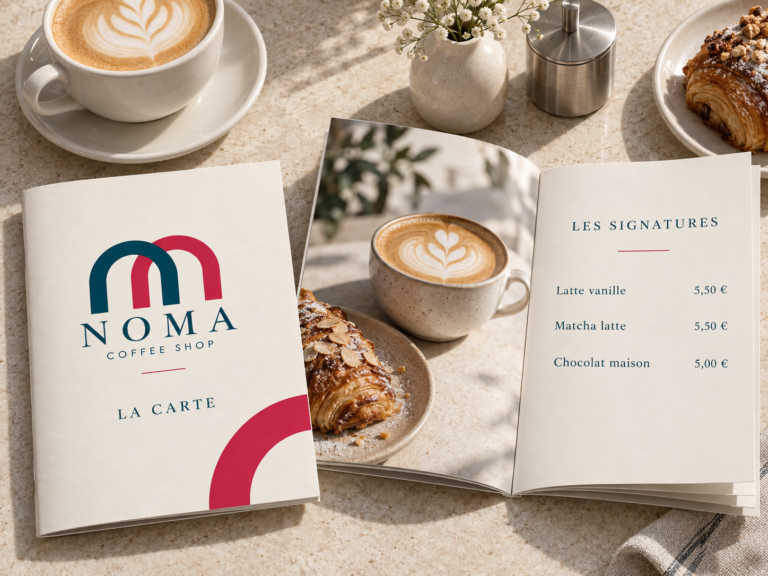 Menu de restaurant 12 pages