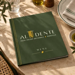 Menu de restaurant 4 pages