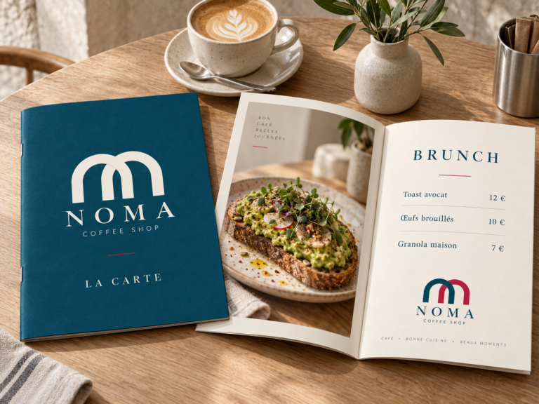 Menu de restaurant 8 pages