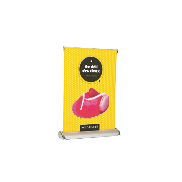 Mini roll-up de table personnalisé