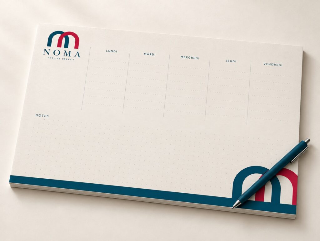 Sous‑mains & prises de notes